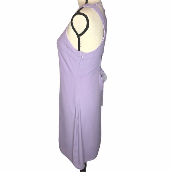 NBD Naven Twins REVOLVE Headspins Laced Back Mini Summer  Dress Light Purple - Picture 9 of 13